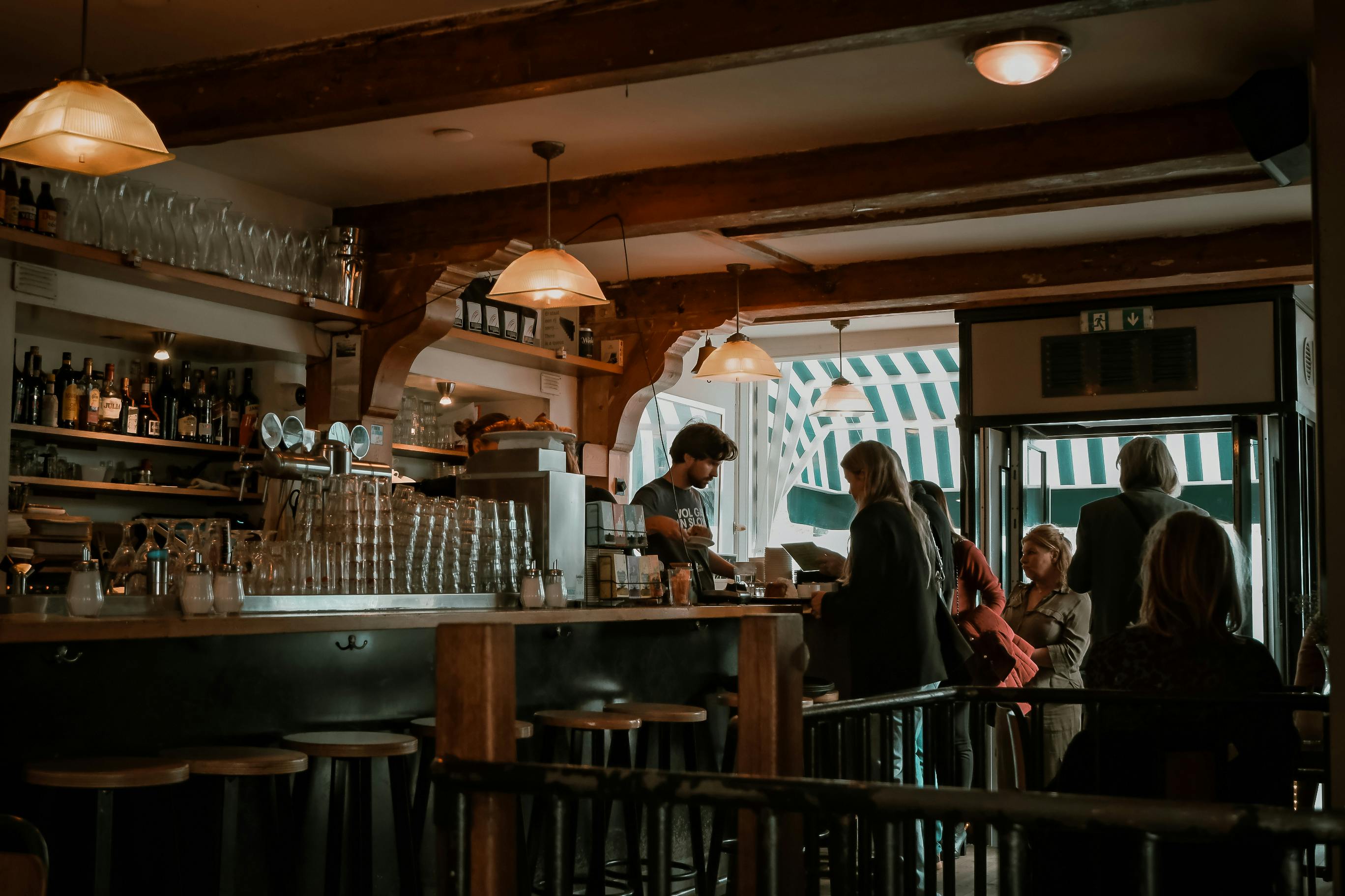 Activated retail space — coffee shop interior